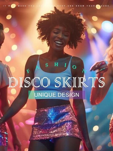 Asooll قوس قزح النقاط الترتر Chainmail تنورة الهذيان ديسكو الرقص الورك التنانير للنساء in Kuwait