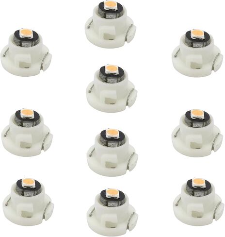 WLJH 10x White T3 Neo Wedge Led 3030 SMD Chip 8mm Base Car Dash Instrument Clock Light Check Engine Transmission HVAC AC Heater Climate Control Lamps Switch Indication Bulb Replacement in Saudi Arabia