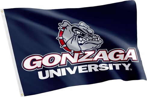 Desert Cactus Gonzaga University Flag Bulldogs GU Zags Flag Banners 100% Polyester Indoor Outdoor 3x5 feet Flags (Style 1) in Saudi Arabia