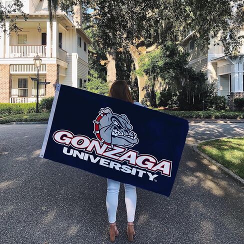 Desert Cactus Gonzaga University Flag Bulldogs GU Zags Flag Banners 100% Polyester Indoor Outdoor 3x5 feet Flags (Style 1) in Saudi Arabia