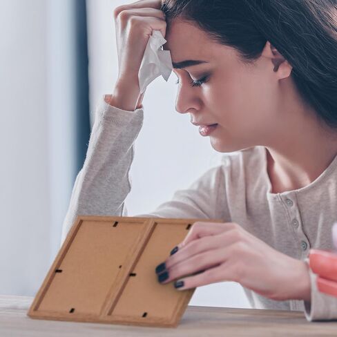 هدايا تعاطف فقدان الأم - إطار صورة تذكاري للأم، إطار صورة تذكاري لفقد الأم، هدايا تذكارية لفقد الأم، هدايا تذكارية للأم تناسب الصورة مقاس 4 × 6 in Kuwait