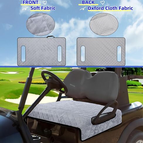Golf Cart Seat Covers,EZGO Seat Cover,Golf Cart Seat Blanket,Waterproof Travel Sports Golf Cart Covers for 2-Person Seats Club Car, Winter Golf Cart Accessories (New for 2024) in Kuwait