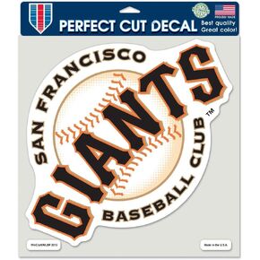 Wincraft MLB San Francisco Giants 16747013 Perfect Cut Color Decal, 8" x 8", Black