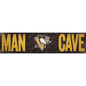 Fan Creations NHL Pittsburgh Penguins Unisex Pittsburgh Penguins Man Cave Sign, Team, One Size (H0845-Penguins)