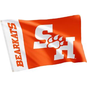 Desert Cactus Sam Houston State University Flag SHSU Bearkats Flag Banners 100% Polyester Indoor Outdoor 3x5 feet Flags (Team Name)