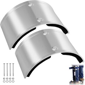 Drywall Stilt Replacement Parts, Aluminum Alloy Stilt Accessories, Curved Leg Plates for Home Improvement, Plastering, Painting, Wiring(2PCS)