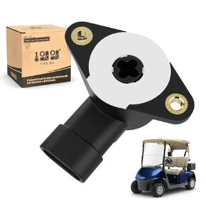 10L0L Golf Cart Accelerator and Brake Pedal Rotary Position Sensor Compatible with EZGO RXV 2008-Up Electric Golf Cart Models, OEM# 600019