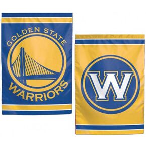 علم حديقة NBA Golden State Warriors ذو وجهين، 12 × 18 بوصة