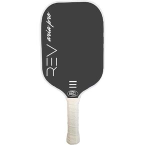 مجداف Rev Pickleball Pro-Performance - مضرب كرة Pickleball - وجه من ألياف الكربون - مشكل حراريًا بجدران محقونة بالرغوة - 14 مم - 16.5 بوصة × 7.5 بوصة - 8 أونصة - معتمدة من الولايات المتحدة الأمريكية - Aria Pro