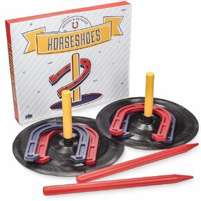 مجموعة ألعاب حدوة الحصان الفاخرة للاستخدام الداخلي والخارجي من Crown Sporting Goods