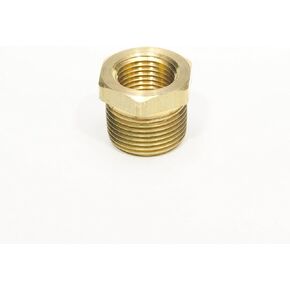 3/4" NPT Male NPT MIP MPT x 1/2" NPT Female FIP FPT Reducer Bushing Brass Fitting Fuel/Air/Water/Boat/Gas/Oil WOG