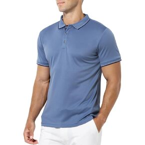 Arjen Kroos Men's Short Sleeve Golf Polo Shirts Quick Dry Performance Athletic Muscle Regular Fit Tee