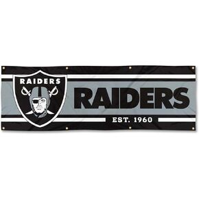WinCraft Las Vegas Raiders Large 2x6 Foot Banner