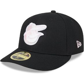 New Era Baltimore Orioles 59FIFTY LP Low Profile 2024 Mother's Day Authentic Collection Fitted Cap, Hat