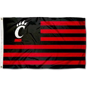 College Flags & Banners Co. Cincinnati Bearcats Stars and Stripes Nation Flag