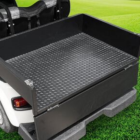Golf cart Cargo Box Mat Trimmable to Fit For Club Car EZGO YA EZGO EXcar Icon And most Golf Carts With Steel or Aluminum Cargo Box.Full Coverage Anti-Slip Mat Protect Golf Cart Cargo Boxes.