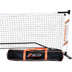 PickleballCentral Rally Deluxe Portable Pickleball Net System, Enhanced Oval Post Metal Frame, Regulation Size 22 Foot Length, Includes Steel Frame, Net and Carry Bag in Saudi Arabia