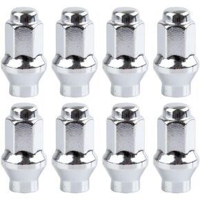 Tusk Extended Shaft Tapered Lug Nut Kit 10mm x 1.25mm Thread Pitch (8-Pack) w/14mm Head Chrome ATV's TRV, Wildcat, Prowler