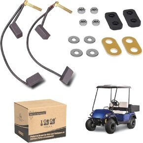 10L0L Golf Cart Motor Brush Kit for Yamaha G8 G9 G14 G16 and Club Car Electric 1994-up and, G.E Electric Golf Cart,48V 36 Volt Motor Brush Kit with Motor Terminal Hardware Bushing Kit