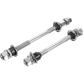2pcs Bike Hubs Bicycle's Axle Mtb Quick Release Skewers Bicycles Front Axle Bike Front and Rear Skewer Practical Bike Axle Shaft Supplies Iron Multifunction M2+M2