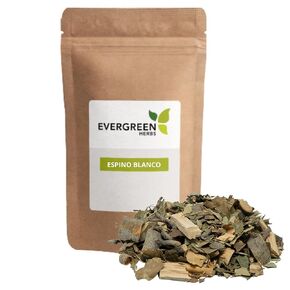 Evergreen Herbs Espino Blanco Herb (White Hawthorn) 8 oz. white hawthorn, May flower, May tree - Resealable Stand Up Pouch to Ensure Freshness!