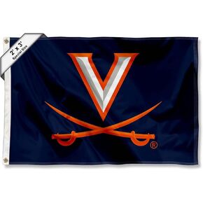 College Flags & Banners Co. Virginia Cavaliers Small 2x3 Foot Flag