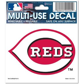 MLB Cincinnati Reds 84439013 Multi-Use Decal, 3" x 4"