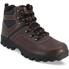 Weatherproof Vintage Men's Hiker Faux Leather Boots Brown Size 11 M