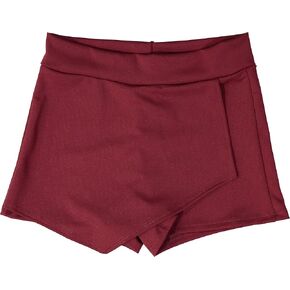 Cheryl Creations Women's Short Comfortable & Stretch Day/Night Mini Envelope Skort