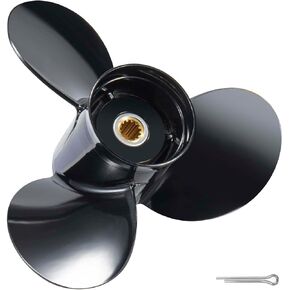 JSPROP OEM Upgrade 13.2x19 Aluminum Boat Propeller Fit BRP Johnson Evinrude OMC Stern Drive 40-140 HP 13 Spline Tooth Parts No.765184 RH