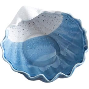 Sizikato Mediterranean Style Porcelain Ashtray, Creative Starfish Shape