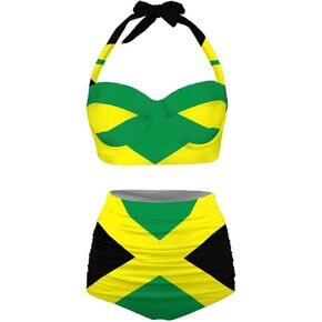 Women Bikini Set Two Piece Summer Bikini Set V-Neck Halter Sexy High Waist Summer Swimwear Sporty Bikini Set
