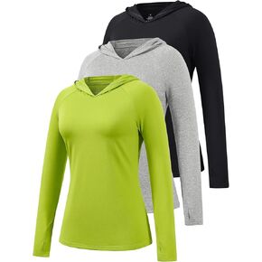Xelky Women's Hoodie Long Sleeve Sun Shirts Lightweight UV Protection Hooded Shirt Athletic Hoodie with Thumb Hole