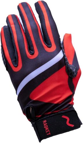 Raqket Pickleball Gloves - Grip Racket/Paddle Sports, Badminton, Tennis, Pádel, Squash, Racquetball and More!, Black in Saudi Arabia