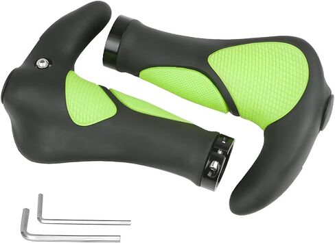 Bike Handlebar Grips,Ergonomic Design Double Lock On Bicycle Grips Widen Holding Rubber Bike Grips for MTB Bike Mountain Bike in Saudi Arabia