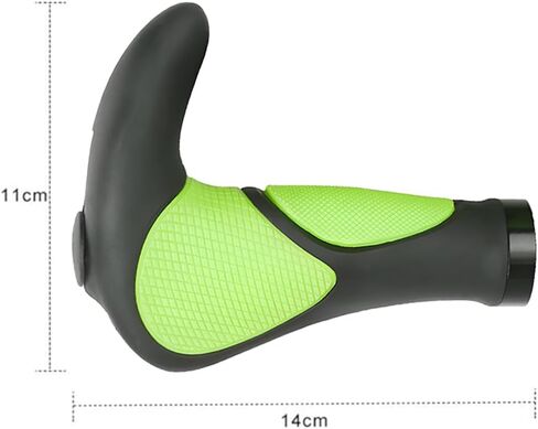 Bike Handlebar Grips,Ergonomic Design Double Lock On Bicycle Grips Widen Holding Rubber Bike Grips for MTB Bike Mountain Bike in Saudi Arabia