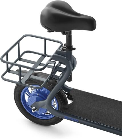 Jetson Ryder Electric Scooter, Twist Throttle, Adjustable Seat, Foldable Handlebar, Headlight, Rear Basket, 12 inch Wheels, Ages 12+ in Saudi Arabia