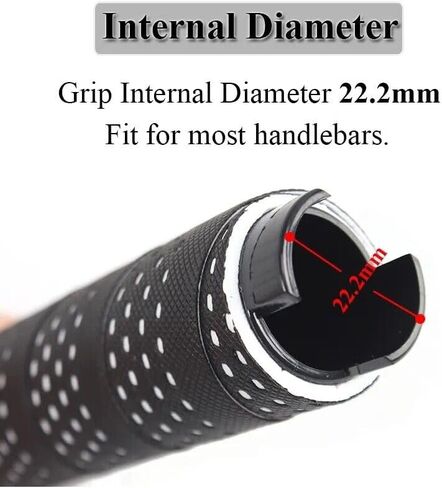 Bucklos Handlebar Grips,Single&Double Lock on Bicycle Handlebar,Non-Slip Rubber Replacement Bike Grips in Saudi Arabia