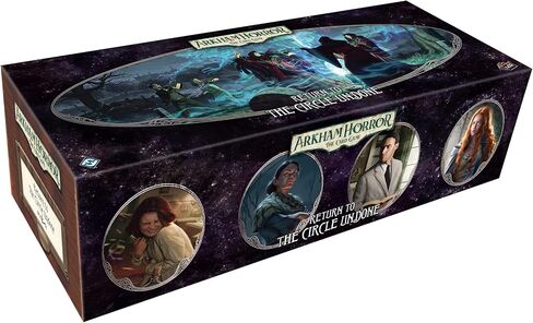 Arkham Horror The Card Game Path to Carcosa Deluxe EXPANSION - Uncover Madness and Mystery! Cooperative Living Card Game, Ages 14+, 1-4 Players, 1-2 Hour Playtime, Made by Fantasy Flight Games in Saudi Arabia