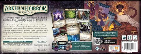 Arkham Horror The Card Game Path to Carcosa Deluxe EXPANSION - Uncover Madness and Mystery! Cooperative Living Card Game, Ages 14+, 1-4 Players, 1-2 Hour Playtime, Made by Fantasy Flight Games in Saudi Arabia