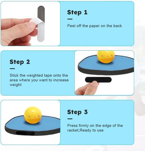 20Pcs Pickleball LeadTape BlackLead Tape Weighted AdhesiveLead Strips for Paddle Power 3gLead Tape for Paddle Edge Guard Increase Power and Swing Speed(Black,Size:2x0.4inch) in Saudi Arabia