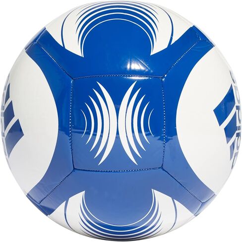 adidas, Starlancer CLB, Soccer Ball, White/Team Royal Blue, 4, Adult Unisex in Saudi Arabia