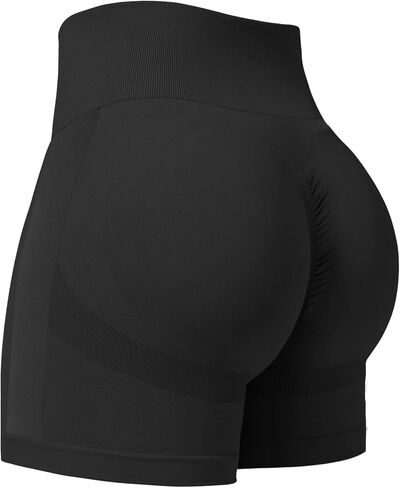 Buauty Womens 5" Scrunch Butt Lifting Shorts Workout Gym High Waisted Tummy Control Seamless Booty Yoga Biker Shorts in Saudi Arabia
