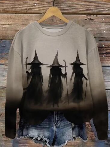 Girls Trip Salem Sweatshirt for Women Witches Vintage Salem Witch Shirts Time To Get Wicked Pullover in Saudi Arabia