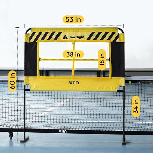 A11N Pickleball Training Net- Master Your Pickleball Skills: Dink, Drop, Control and Chop - Durable, Stable and Easy Set up in Kuwait