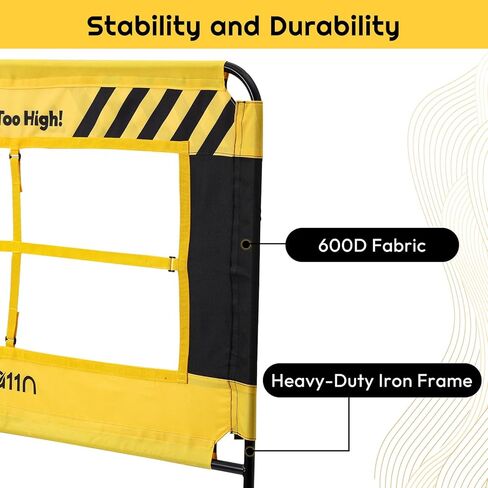 A11N Pickleball Training Net- Master Your Pickleball Skills: Dink, Drop, Control and Chop - Durable, Stable and Easy Set up in Kuwait