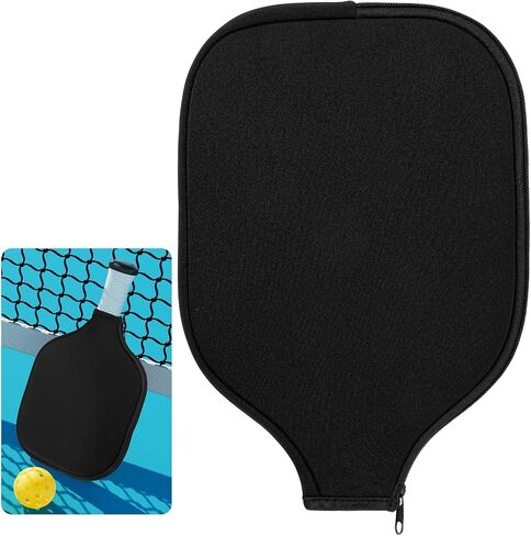 غطاء مجداف Pickleball، قطعة واحدة من الغطاء المناسب العالمي، ملحقات مجداف Pickleball، حقيبة تخزين مجداف أسود، غطاء من النيوبرين يمنع الخدوش، ملحق حماية متين in Saudi Arabia