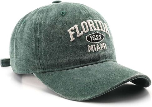 Florida Hat Distressed Vintage Basebal Cap Cotton Sun Hat Trucker Cap in Saudi Arabia