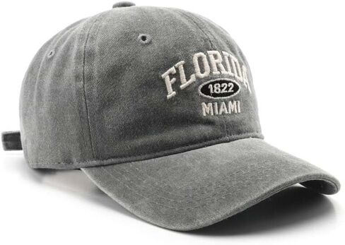 Florida Hat Distressed Vintage Basebal Cap Cotton Sun Hat Trucker Cap in Saudi Arabia