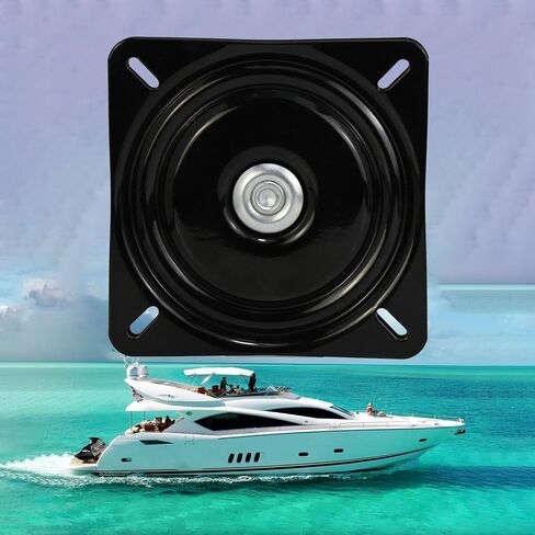 2 Pack 6" Boat Seat Swivel Base - Swivel Chair Base Replacement for Boat Chairs, Bar Stools, Recliners - Mount Plate Clamp Parts for Bass or Boat Accessories in Saudi Arabia